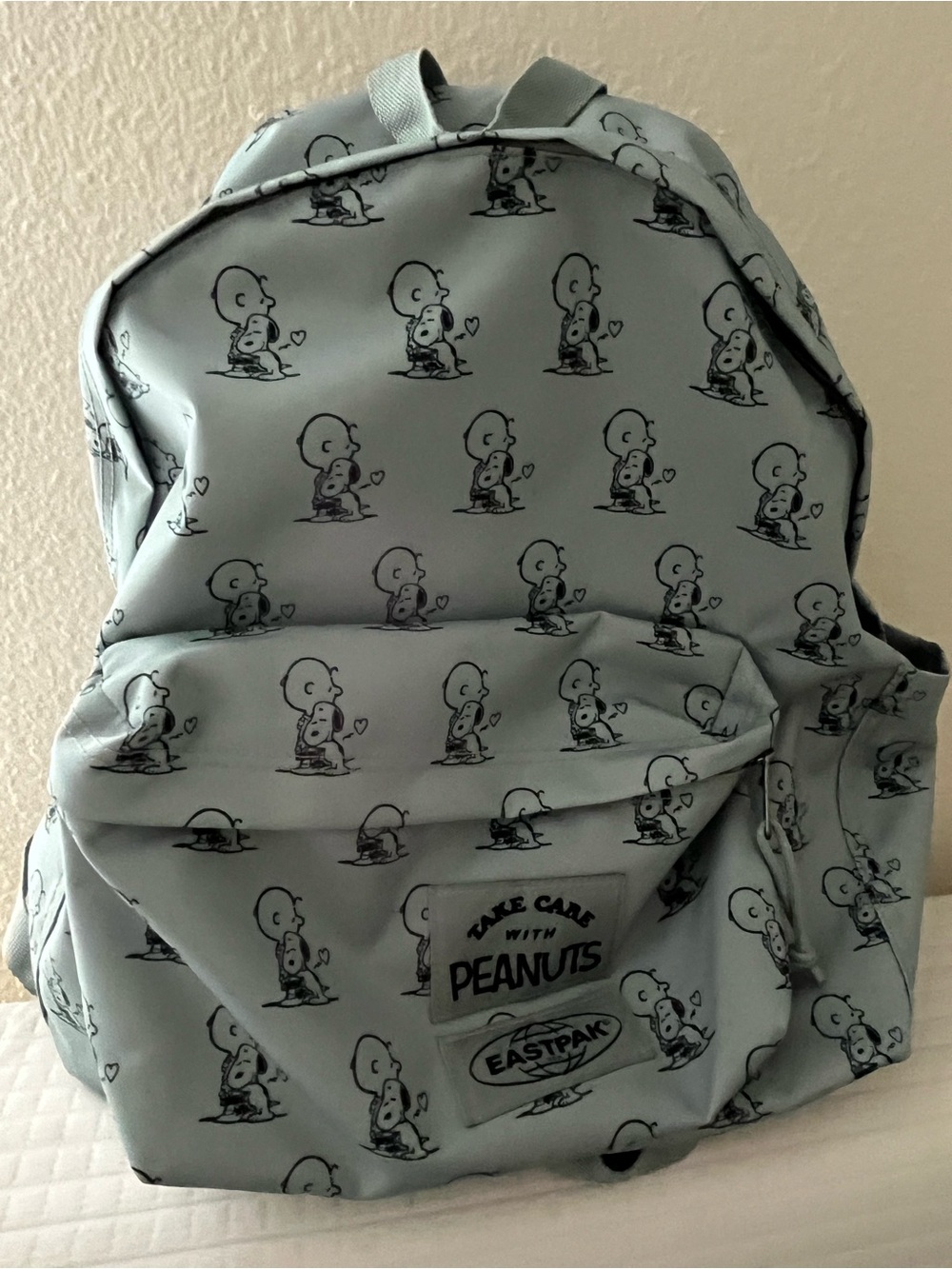 Eastpak Light Blue Peanuts Patterned Men's Backpack
